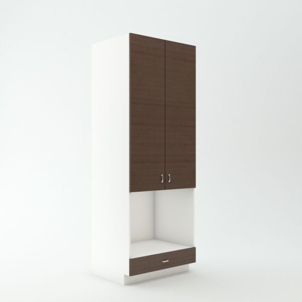Tall Oven Cabinet 23 3/4 inch Deep 90 inch High 33 inch Wide For A Single Oven & One Drawer & Two Doors