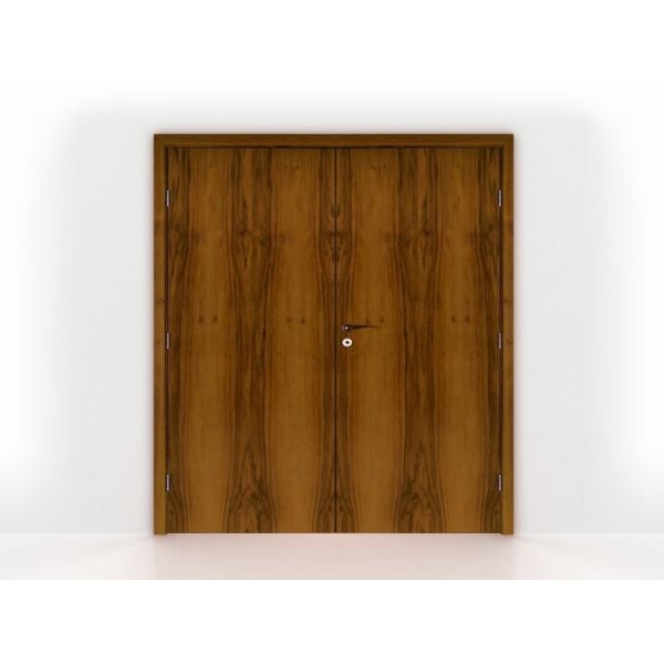 European Walnut Double Interior Door