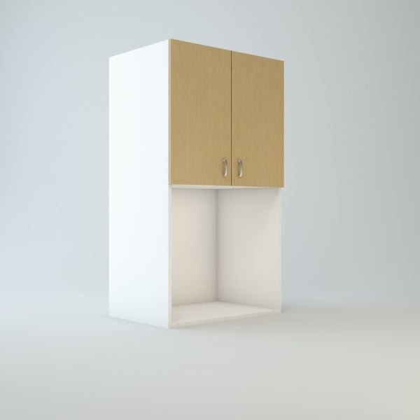 Wall Refrigerator cabinet 30 inch High 24 inch Deep 27 inch Wide For Two Doors