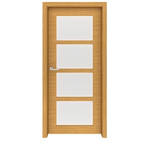 Teak Denver Glass Interior Door