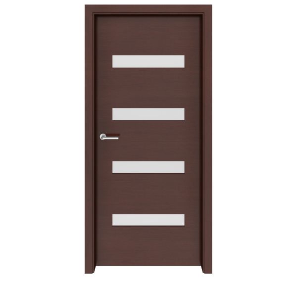 Wenge Aspen Glass Interior Door