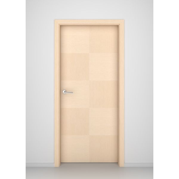 Bleached Oak Checkers Interior Door