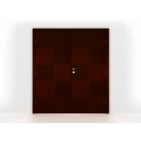 Wenge Checkers 2 Double Interior Door