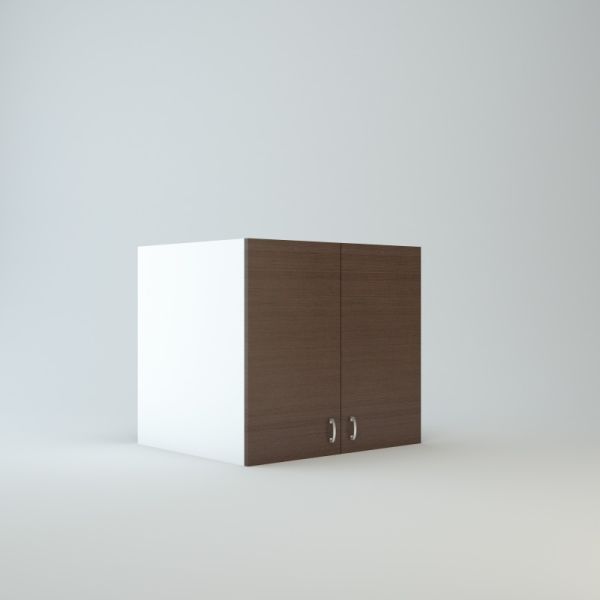 Wall Refrigerator Cabinet 21 inch High 24 inch Deep 45 inch Wide For Two Doors