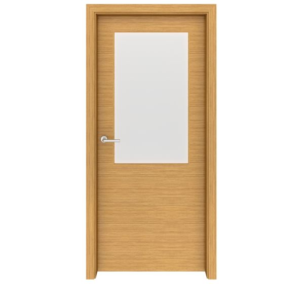 Teak Charlotte Glass Interior Door