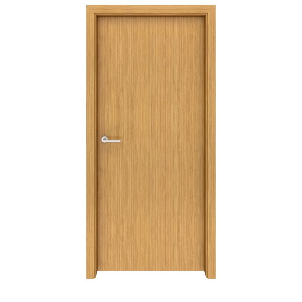 Teak Flush Vertical Interior Door