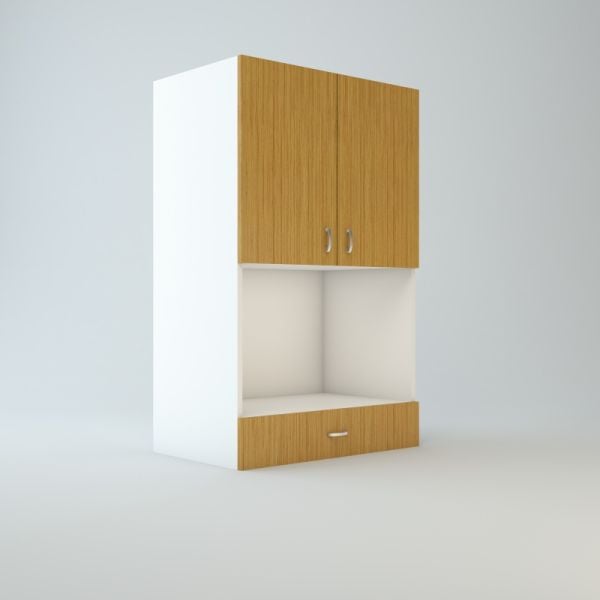Wall Refrigerator Cabinet 21 inch High 24 inch Deep 39 inch Wide For Two Doors