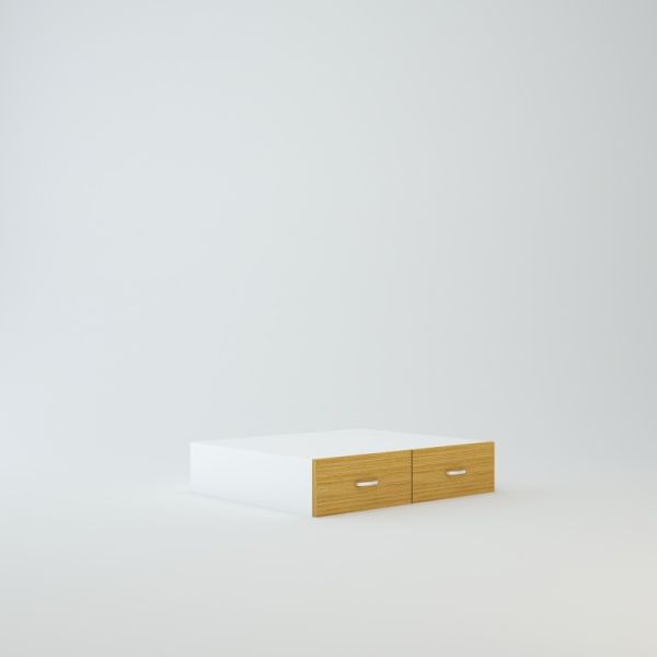 Base Pencil Drawer Cabinet 27 inch For 2 Drawers, Side By Side