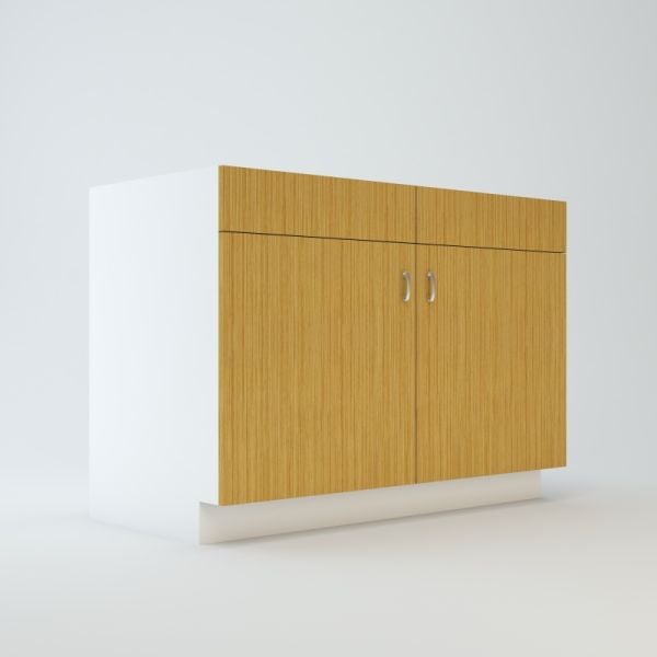 Base Sink Cabinet 48 inch For 2 False Drawer Fronts & 2 Doors
