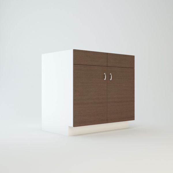 Base Sink Cabinet 36 inch For 2 False Drawer Fronts & 2 Doors