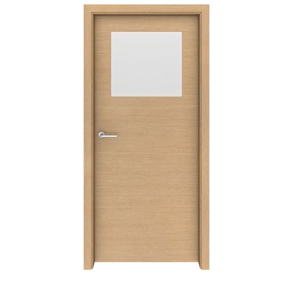Light Oak Seattle Glass Interior Door
