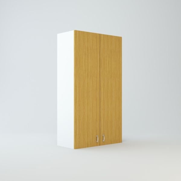 Wall Cabinet 48 inch High 27 inch Wide For Two Doors