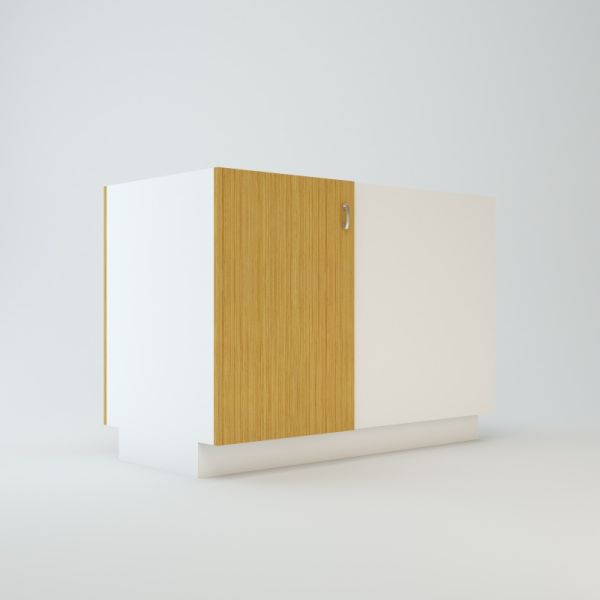 Base Pencil Drawer Cabinet 30 inch For Two Drawers, Side By Side