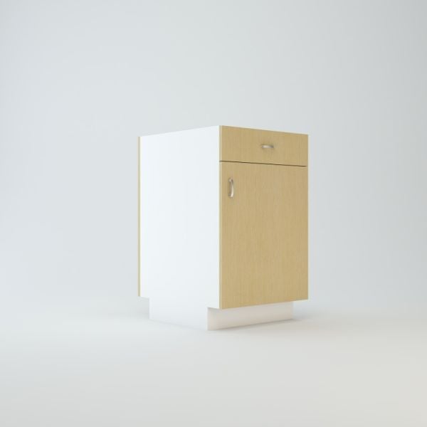 Base Peninsula Cabinet 21 inch For 1 Drawer & 2 Doors