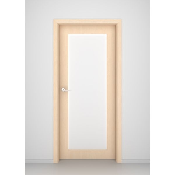 Bleached Oak Ontario Glass Interior Door