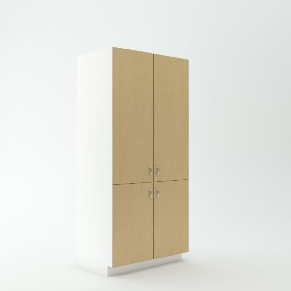 Tall Utility Cabinet 23 3/4 inch Deep 84 inch High 39 inch Wide For Four Doors
