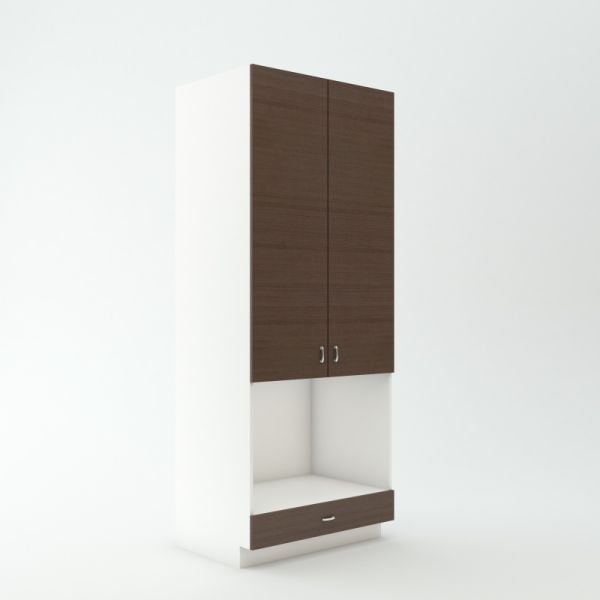 Tall Oven Cabinet 23 3/4" Deep 90" High 36" Wide For A Single Oven & One Drawer & Two Doors