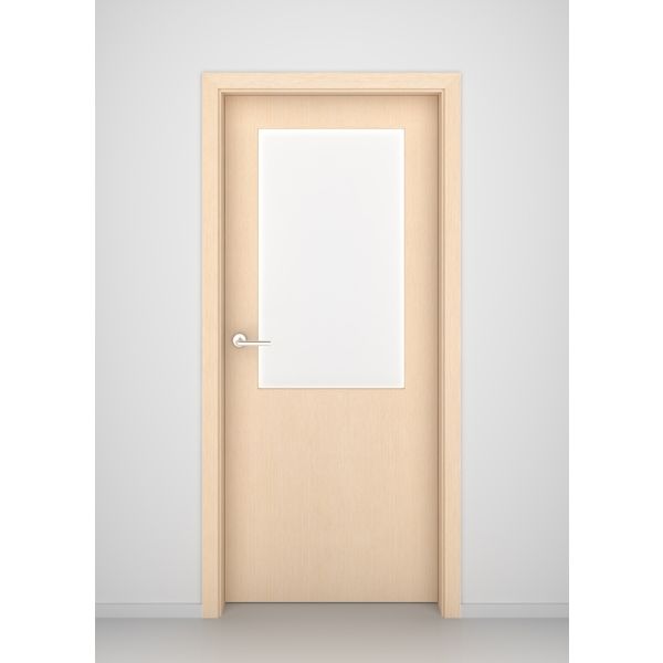 Bleached Oak Charlotte Glass Interior Door