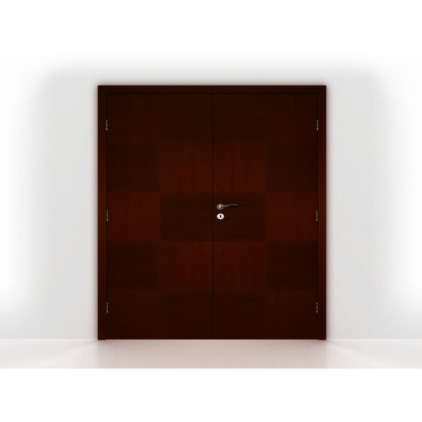 Wenge Checkers Double Interior Door