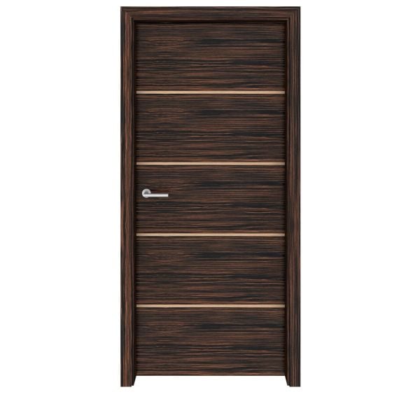 Ebony Macassar Spindrift Interior Door