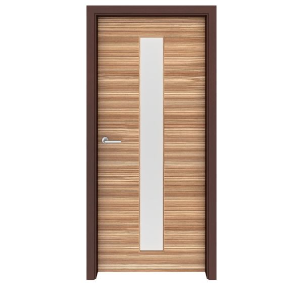 Zebrawood Greenwich Glass Interior Door