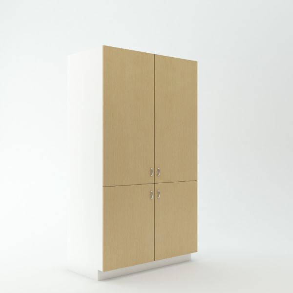 Tall Utility Cabinet 23 3/4 inch Deep 84 inch High 48 inch Wide For Four Doors