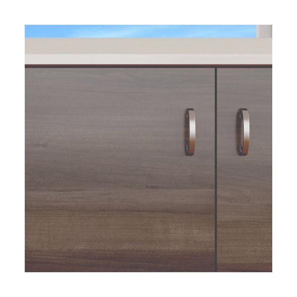 Dark Pacific Walnut cabinet doors