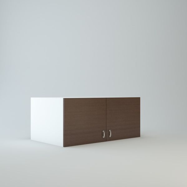 Wall Refrigerator Cabinet 18 inch High 24 inch Deep 42 inch Wide For Two Doors