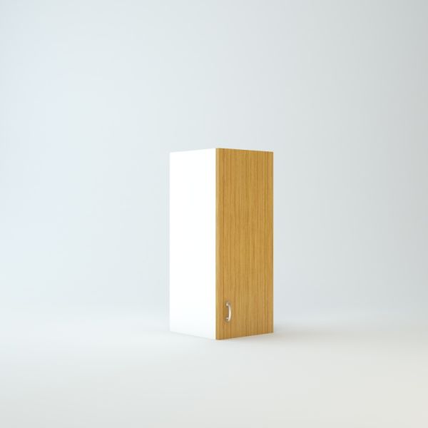 Wall Cabinet 30 inch High 12 inch Wide For One Door