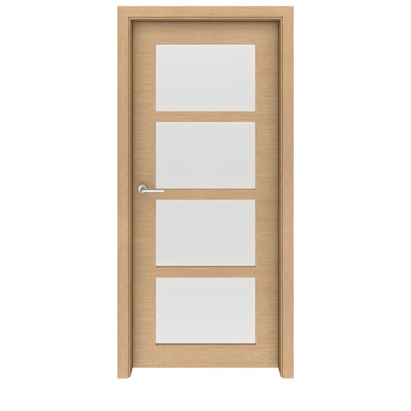 Light Oak Denver Glass Interior Door