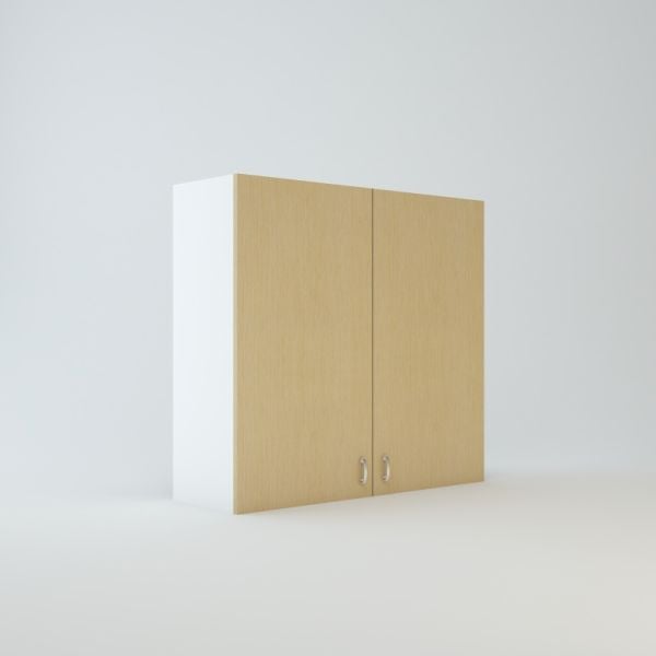 Wall cabinet 18 inch High 48 inch Wide For Two Doors