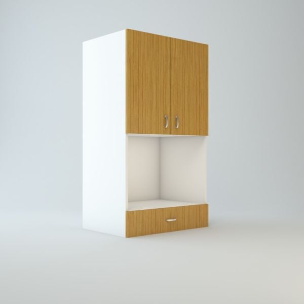 Wall Refrigerator Cabinet 18 inch High 24 inch Deep 39 inch Wide For Two Doors