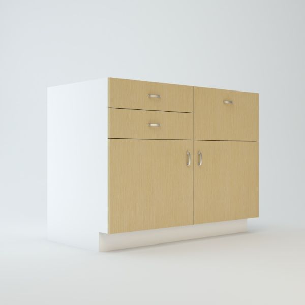 Base Cabinet 45 inch 3 Drawers In Combination
