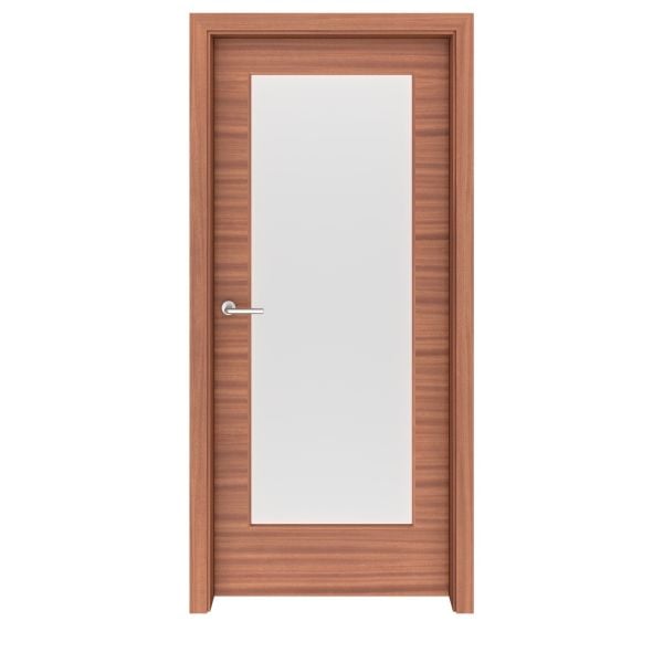 Sapele Mahogany Madison Glass Interior Door