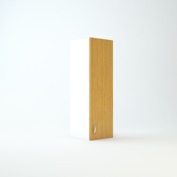 Wall Cabinet 39 inch High 12 inch Wide For One Door