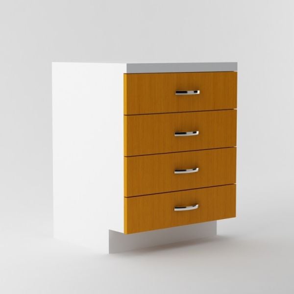 Vanity Base Cabinet 26.5/30.5 inch High 20 3/4 inch Deep 27 inch Wide For Two Drawers, Side By Side & Two Doors