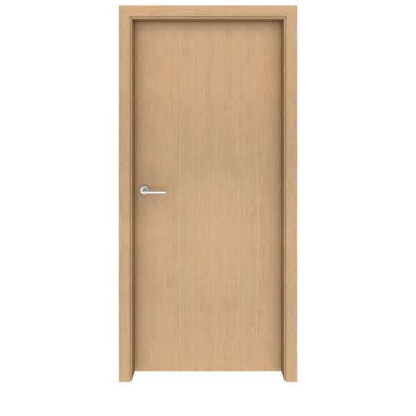 Light Oak Flush Vertical Interior Door