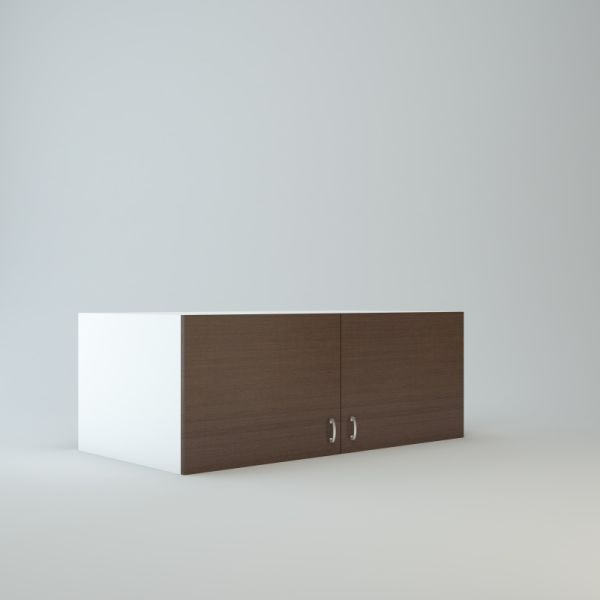 Wall Refrigerator Cabinet 18 inch High 24 inch Deep 48 inch Wide For Two Doors