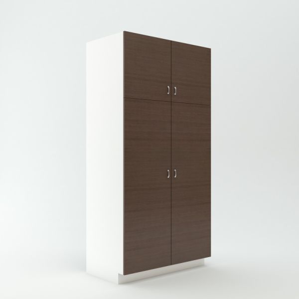 Tall Pantry Cabinet 23 3/4 inch Deep 90 inch High 45 inch Wide For Four Doors