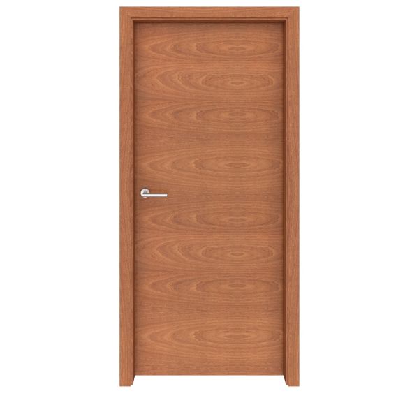 Mahogany Flush Horizontal Interior Door