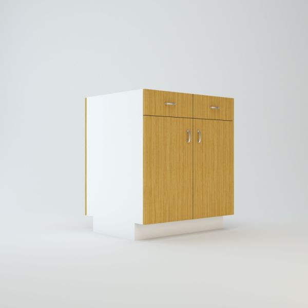 Base Peninsula Blind Corner Cabinet 39 inch For One Drawer & Three Doors