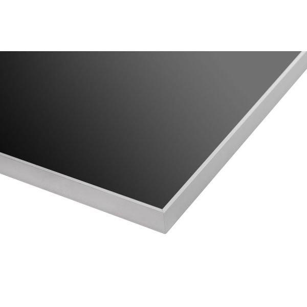 Aluminum Black Glass Doors 3mm Profile