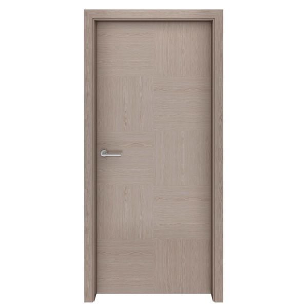 Antique Grey Oak Checkers Interior Door