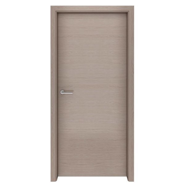Antique Grey Oak Flush Horizontal Interior Door