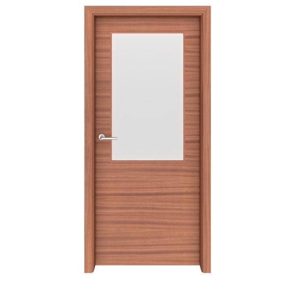 Sapele Mahogany Charlotte Glass Interior Door