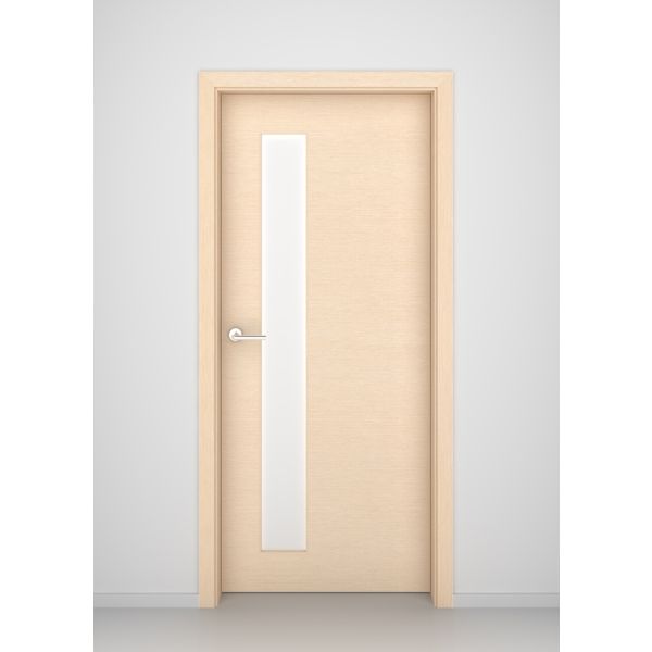 Bleached Oak Carmel Glass Interior Door