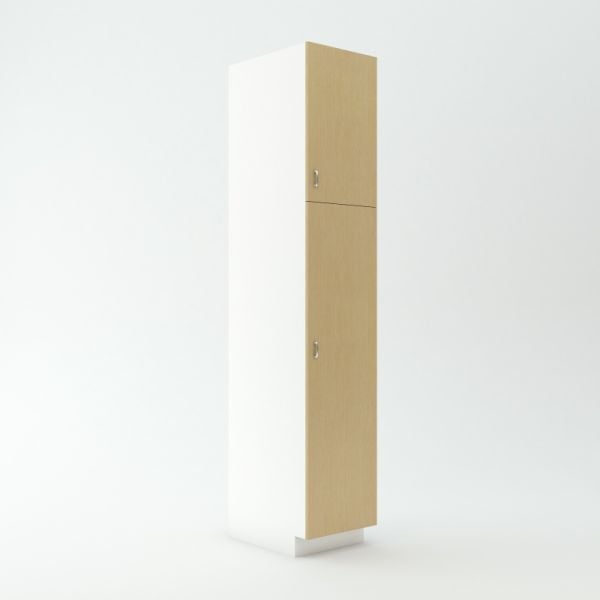 Tall Pantry Cabinet 23 3/4 inch Deep 96 inch High 18 inch Wide For Two Doors
