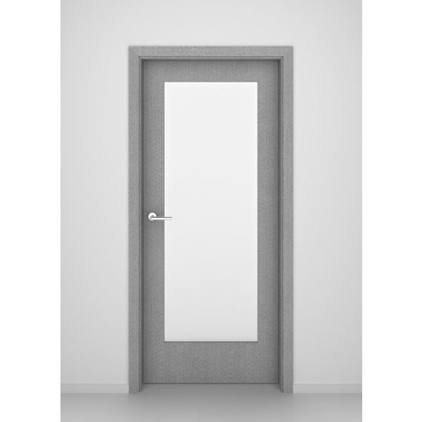 Grey Oak Madison Glass Interior Door