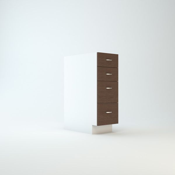 Base Cabinet 12 inch For Stack Of Five Drawers