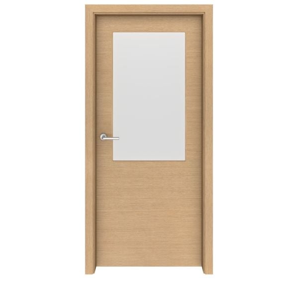 Light Oak Charlotte Glass Interior Door